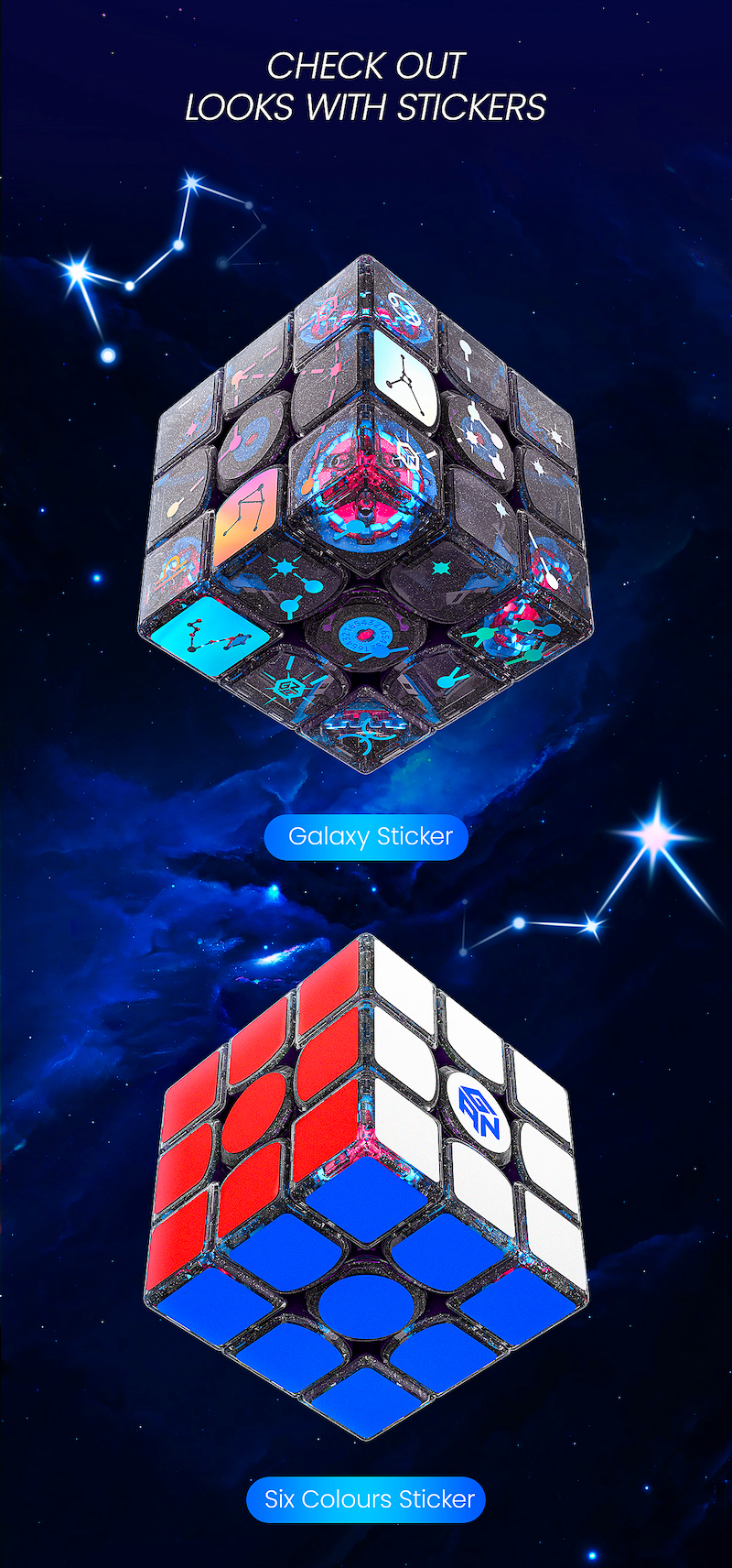 GAN 14 MagLev M 3x3 Galaxy - Limited Edition → MasterCubeStore